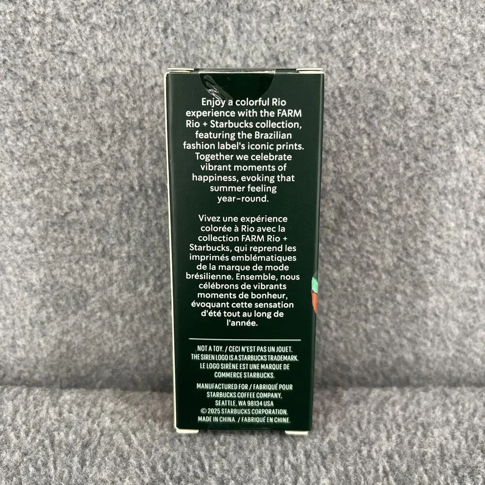 Starbucks Limited Edition Farm Rio Blue Banana Collection Tumbler Key Chain 24oz